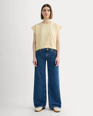 The Muscle Tee in Essential Cotton | Banana Crepe