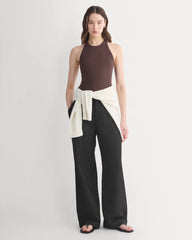 Luxe Rib Racerback Tank | Coffee Bean