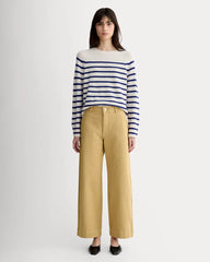 The Utility Wide-Leg Pant | Classic Khaki