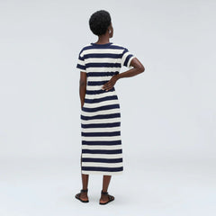 The Organic Weekend Maxi Dress | Navy / Canvas
