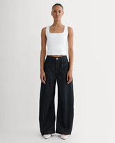 The Gardener Pull-On Jean | Dark Indigo
