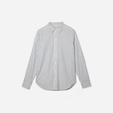 The Must-Have Shirt in Silky Cotton | Deep Blue / Canvas