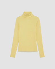 The Luxe Rib Turtleneck | Raffia