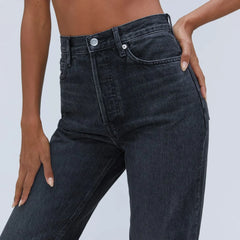 The Rigid Way-High® Jean | Worn-In Black | 27.5" Inseam