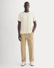 The Essential Organic Garment-Dyed Crew | Parchment