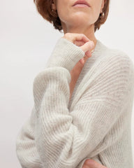 The Alpaca Oversized Cardigan | Almond