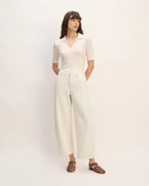 The Summer Barrel Jean | Ecru