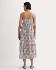 The Gauze Tiered Dress | Mocha Floral
