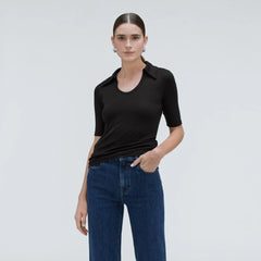 The Super-Soft Short Sleeve Polo | Black