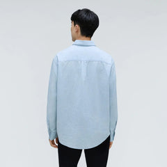 The Relaxed Organic Chambray Shirt | Icy Blue