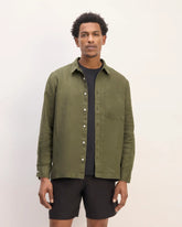 The Linen Straight Hem Shirt | Kalamata
