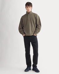 Off-Duty Terry Pullover | Olive Night