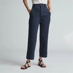 The Organic Straight-Leg Pant | Navy