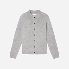 The Merino-Blend Sweater Polo | Heathered Grey