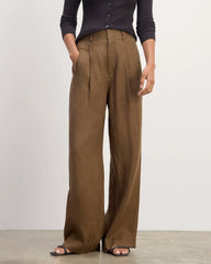 The Linen Way-High® Drape Pant | Cocoa