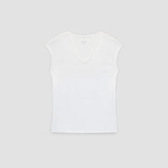 The Hemp Scoop-Neck Muscle Tee | White