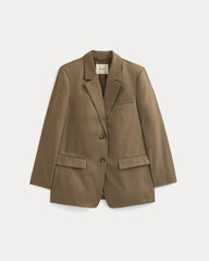 The Oversized Blazer in Buttersmooth | Deep Taupe