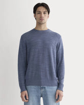The Cotton Linen Pullover | Indigo
