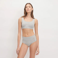 The Cotton Tank Bra | Heathered Grey
