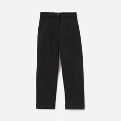 The Straight-Leg Crop | Black | Short