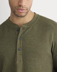 Thermal Henley in Cozy Waffle | Heather Beech