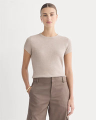 Shrunken Tee in Cozy Waffle | Heathered Oatmeal