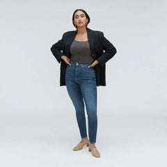 The Way-High® Hourglass Skinny Jean | Authentic Blue | 26.75" Inseam