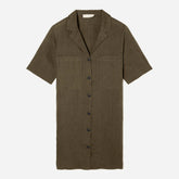 The Linen Workwear Dress | Beech