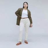 The Cheeky Hourglass Jean | Ecru | 26.5" Inseam