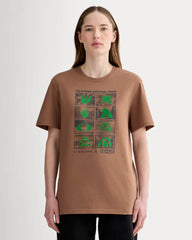 The Everlane x Parks Project Essential Organic Crew | Brown / Green / Forged Iron