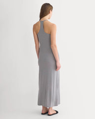 Racerback Maxi Knit Dress | Mid Heather Grey