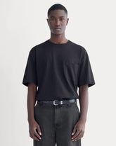 Oversized Midweight Tee | Black