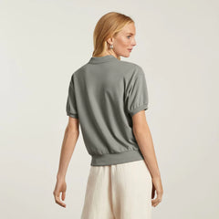 The Oversized Polo | Clay