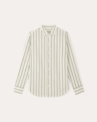 The Must-Have Shirt in Silky Cotton | Bone / Black