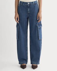 The Mid-Rise Cargo Jean | Tungsten Blue Stone