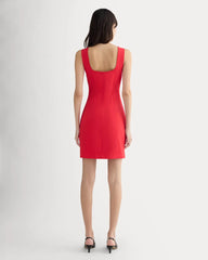 The Dream Square-Neck Dress | Classic Red