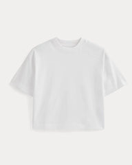 Oversized Seamed Tee | White