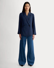 The Drapey Blazer | Navy
