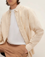 The Classic Oxford Shirt | Bone / Honey | Tall