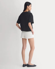 Ponte Oversized Tee | Black