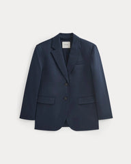 Tailored Drape Blazer | Navy