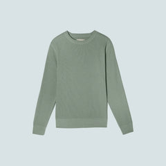 The Waffle Long-Sleeve Crew Tee | Lily Pad