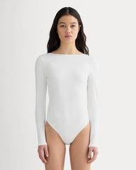The Form Ballet Bodysuit | White
