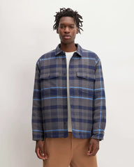 The Flannel Filled Shirt Jacket | Heritage Blue / Black / Navy / Heather Charcoal