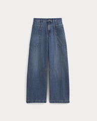 The Gardener Pull-On Jean | Medium Indigo