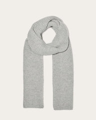 The Waffle Scarf | Heather Grey