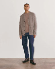 The Cloud Relaxed Cardigan | Taupe Melange