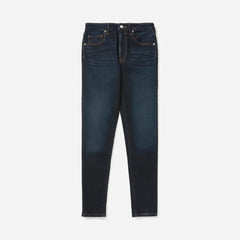 The Curvy Authentic Stretch High-Rise Skinny Jean | Dark Blue Wash | 28.5" Inseam