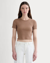 The ’90s Rib Tee | Mocha
