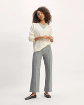 The Dream Trouser | Mid Heather Grey